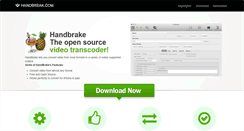 Desktop Screenshot of handbreak.com