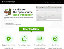 Tablet Screenshot of handbreak.com